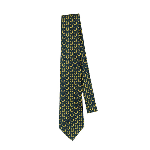 Horseshoes Tie Green