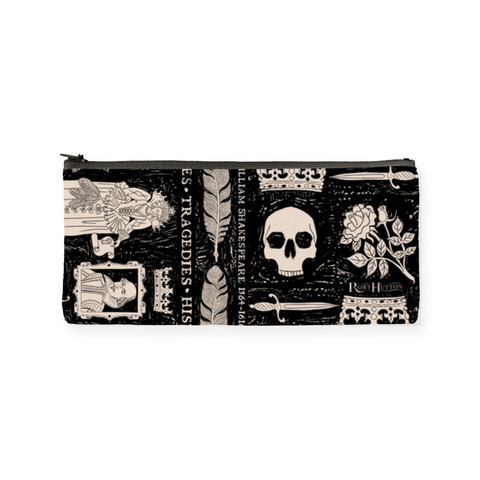 Organic Pencil Case - Black Zip & Lining- 308gsm